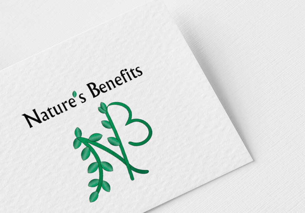 proiecte projects logo design nature's benefits graphic design conceptie grafica