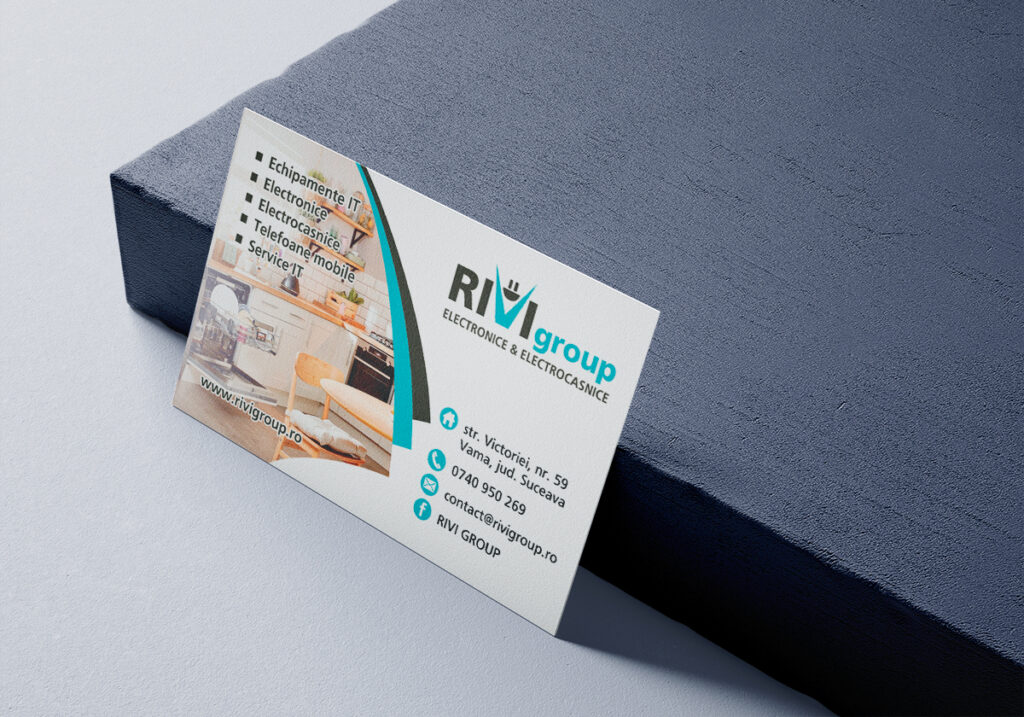 proiecte projects Rivi Group graphic design conceptie grafica carte de vizita business card