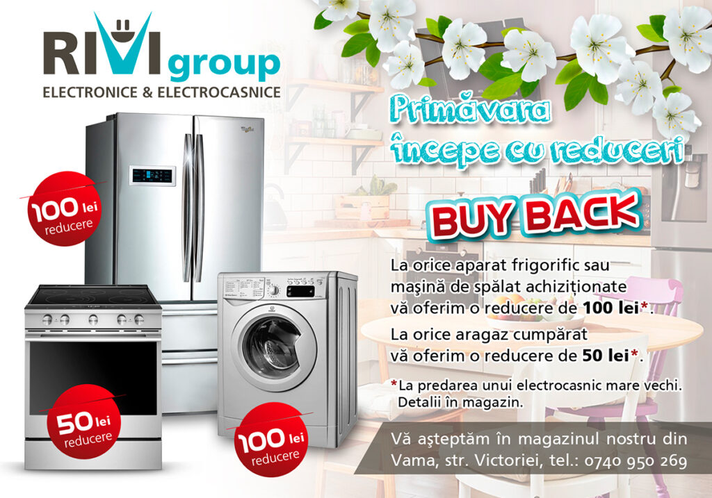 proiecte projects Rivi Group electronice si electrocasnice flyer online
