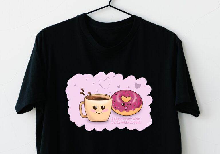 gogoasa ceasca cafea desen donut coffe mug illustration cadouri personalizate customized gifts
