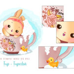 new born body bunny flowers cadouri personalizate customized gifts